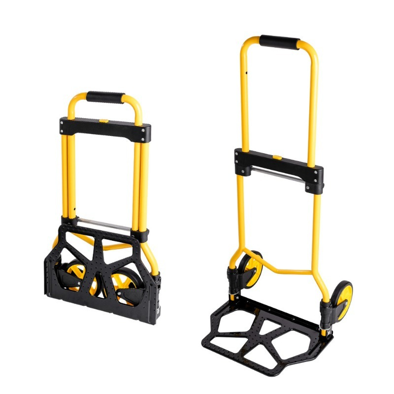 Pull Cart Fold - Camión de mano plegable portátil, carrito