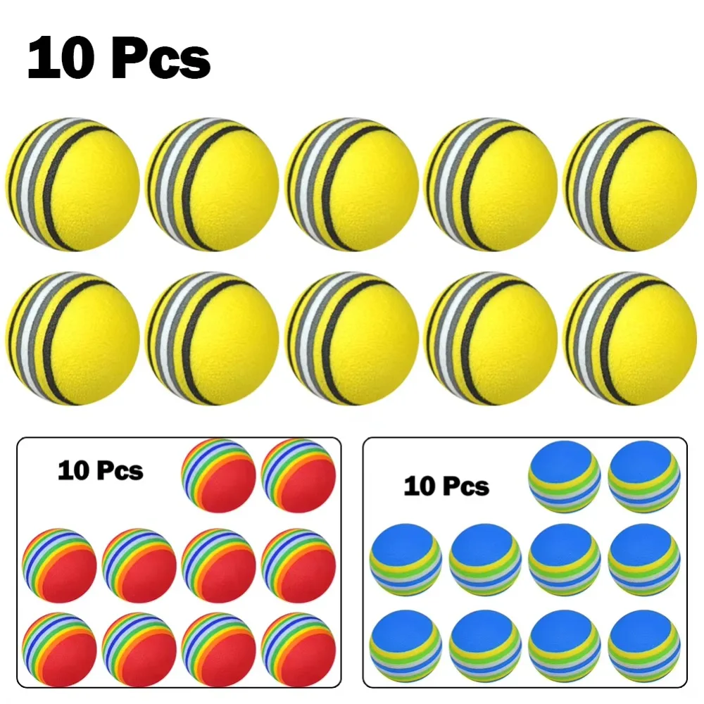 Golf Exercise Equipment - 10 unidades de pelotas de espuma