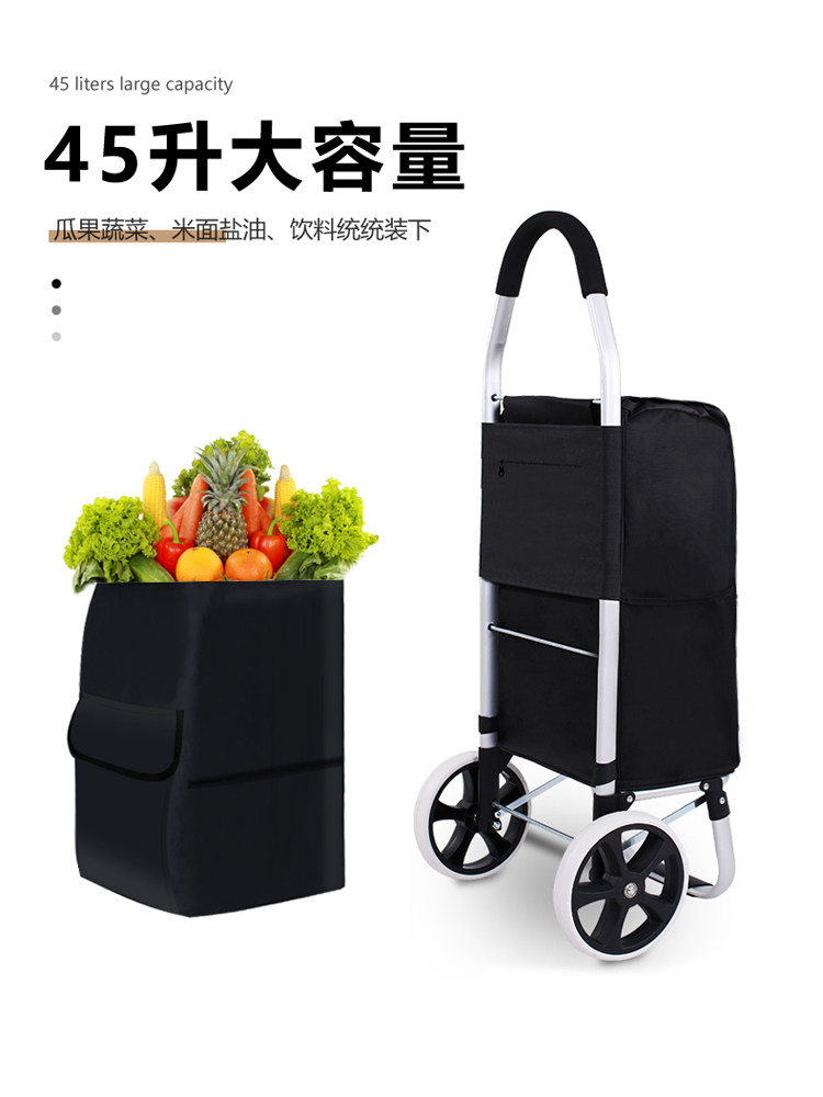 Pull Cart Fold - Carrito de compras de escalada, carrito
