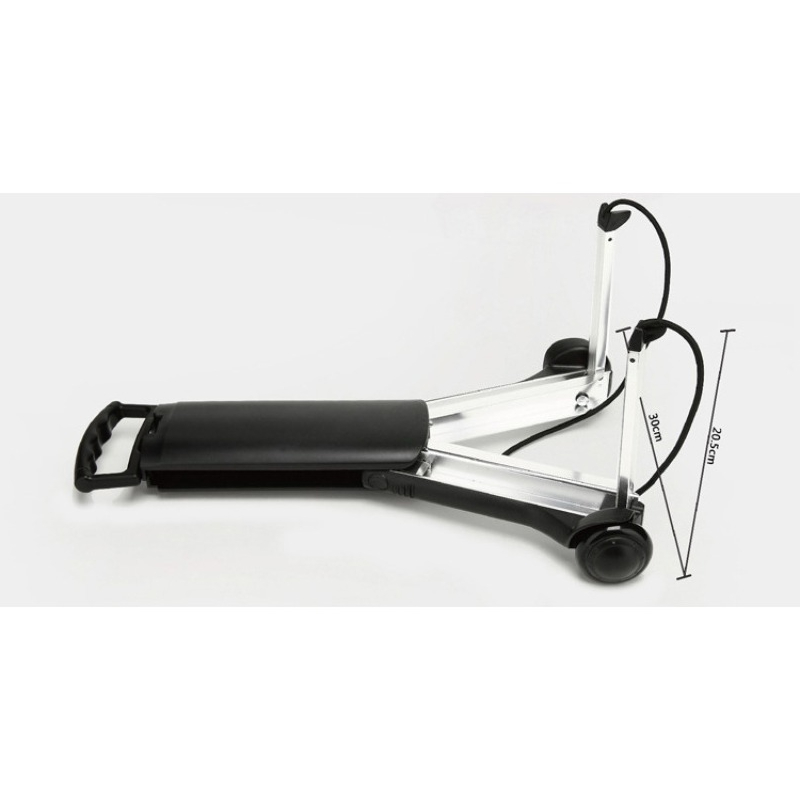 Pull Cart Fold - Carretilla de Mano Plegable de Aluminio,