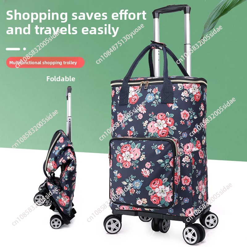 Pull Cart Fold - Nuevo carrito de supermercado, aislamiento y