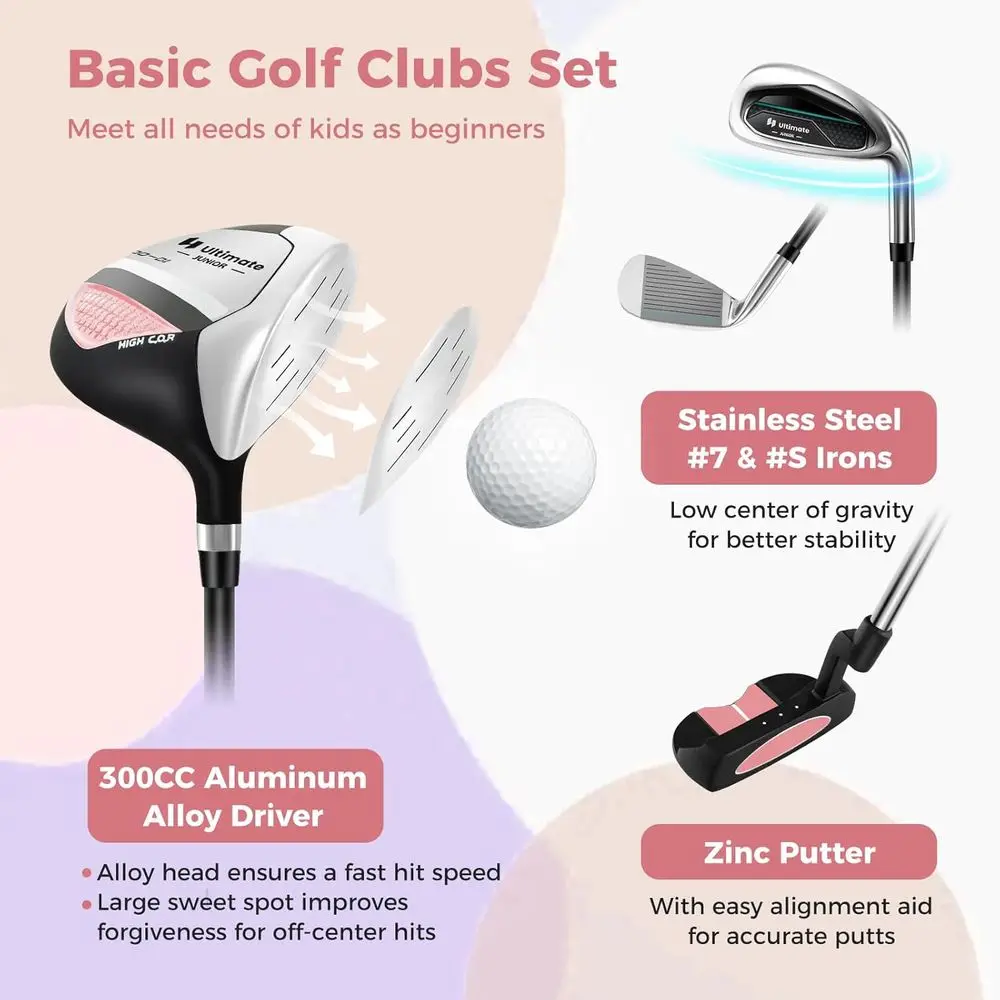 Juego de palos de golf para jó - Golf Equipment Kids reseña y precio