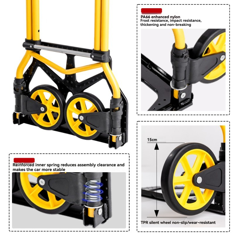 Camión de mano plegable portát - Pull Cart Fold reseña y precio